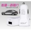 GOLF GF-C02 單USB接口手機通用車載充電器